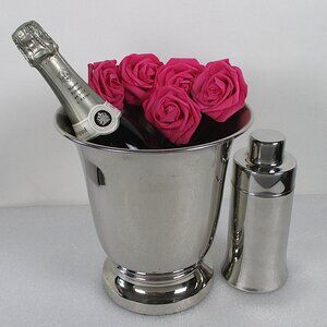 🩷CRATE & BARREL VASE CHAMPAGNE BUCKET ICE BUCKET